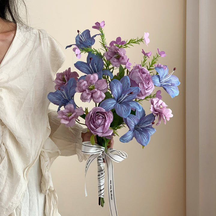 Lifelike Decorative Floral Bouquet Arrangement