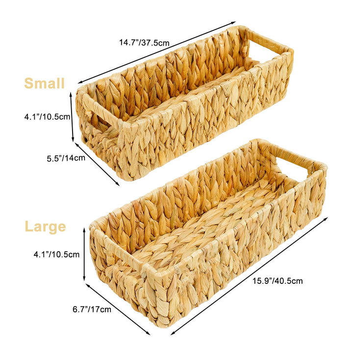 Handwoven Natural Fiber Storage Tray