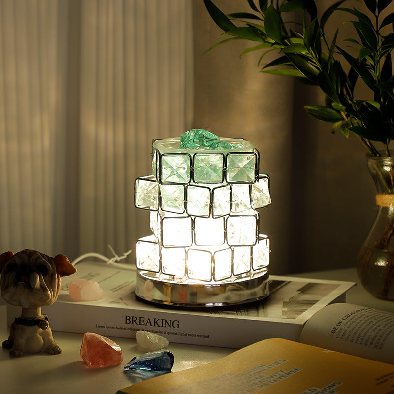 Crystal Mosaic Gem Table Lamp