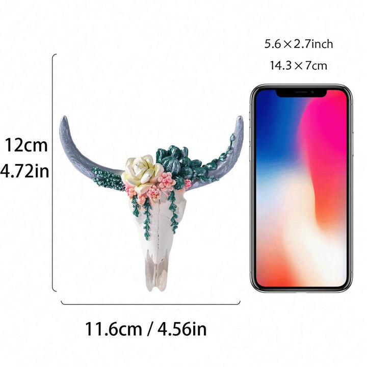 Floral Skull Wall Decor