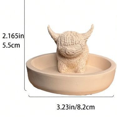 Highland Cow Decorative Phone Holder