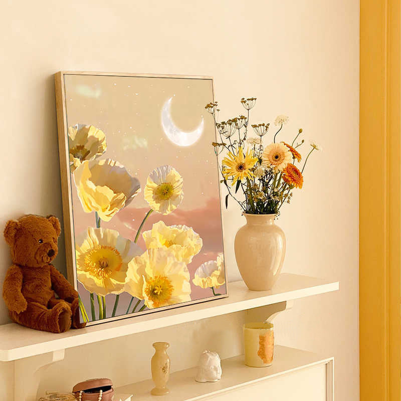 Floral Themed Framed Wall Art
