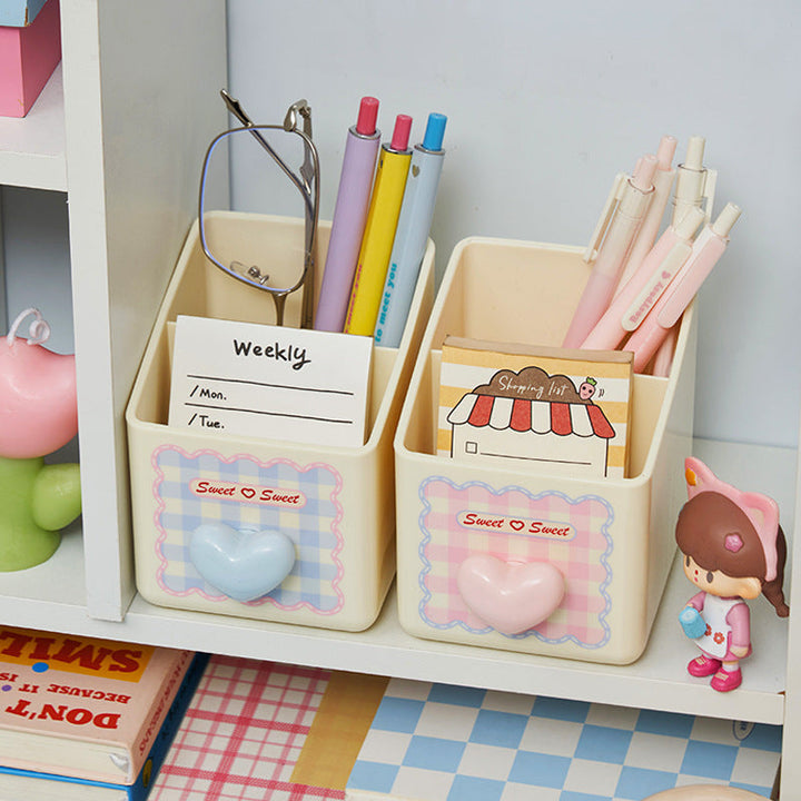 Cute Multi-Compartment Desk Organizer