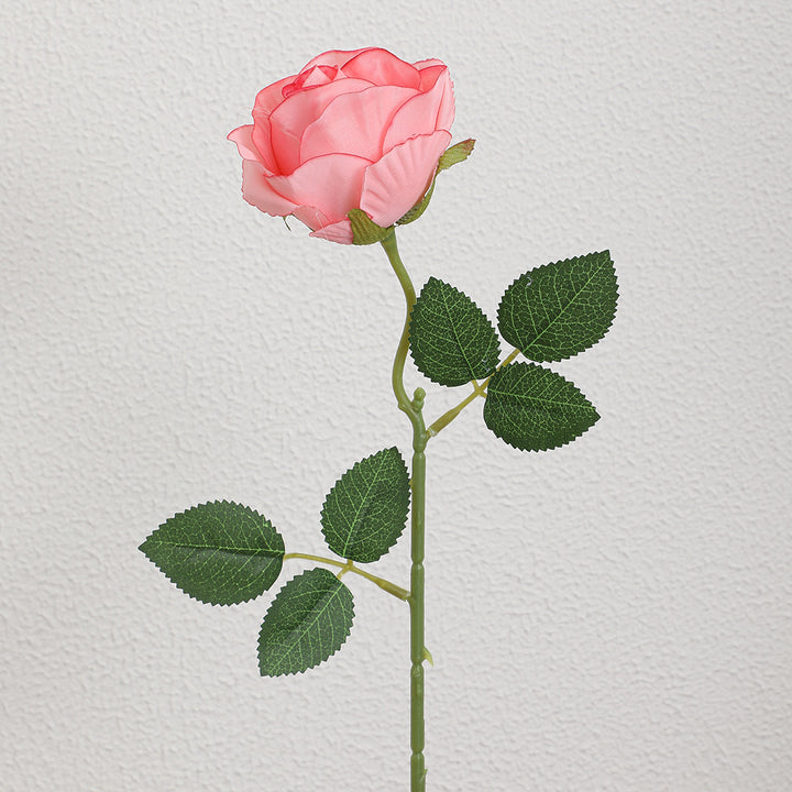 Artificial rose branch with realistic appearance