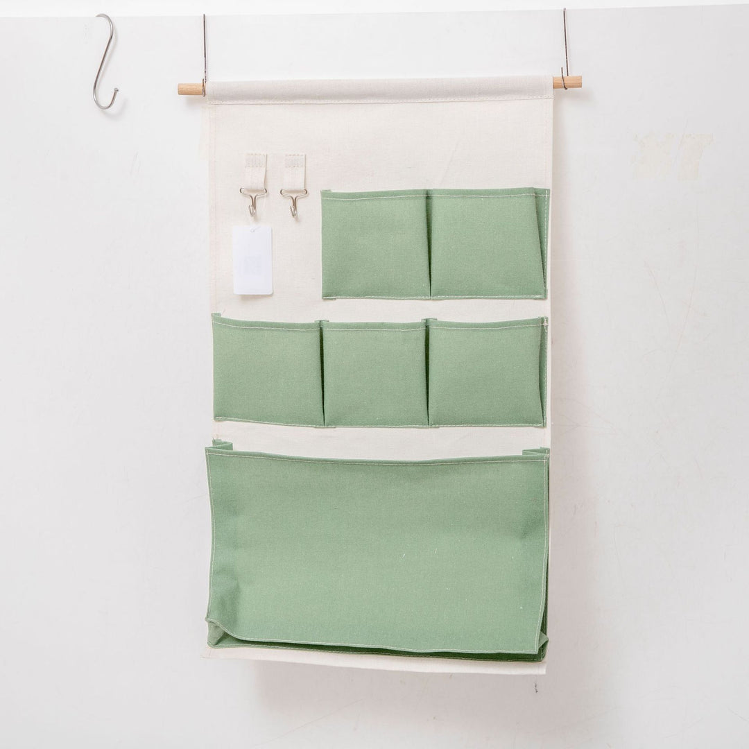 Wall-mounted storage bag