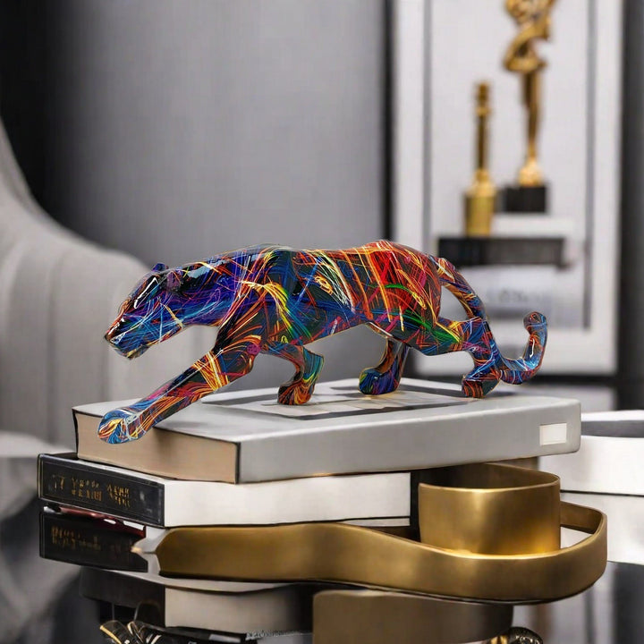 Decorative Panther Sculpture