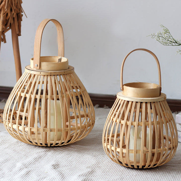 Natural Rattan Lantern
