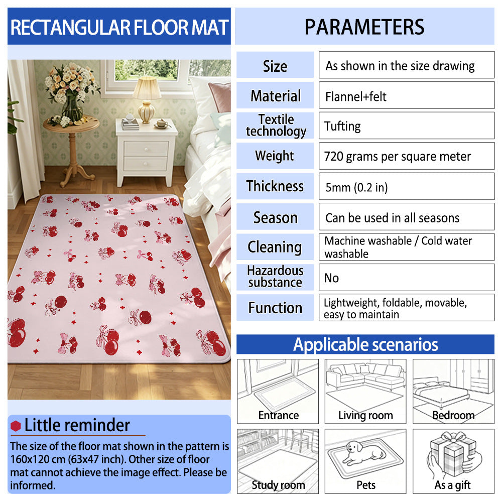 Cute Cartoon Character Area Rug