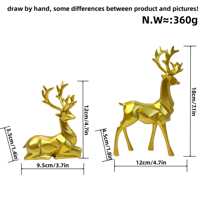 Elegant Deer Sculpture