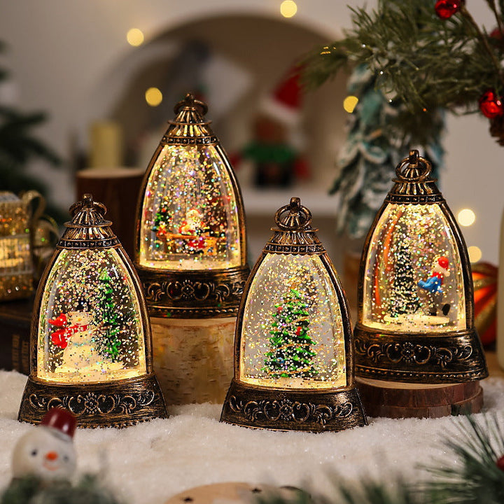 Nostalgic Snow Globe Lantern