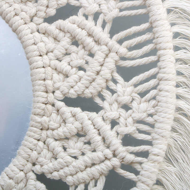 Decorative Macrame Mirror