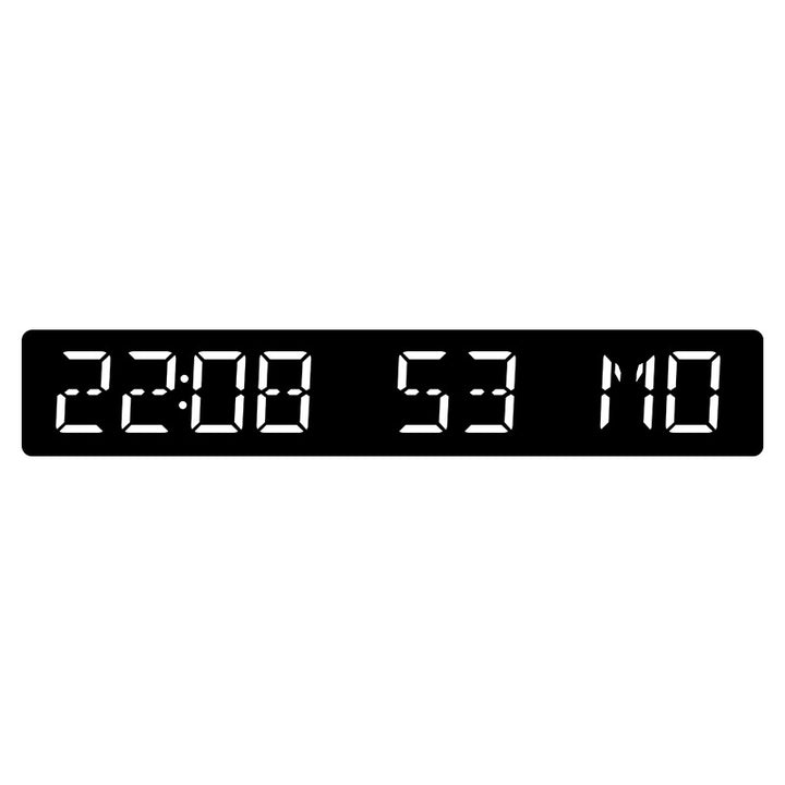 Digital wall clock with large LED display