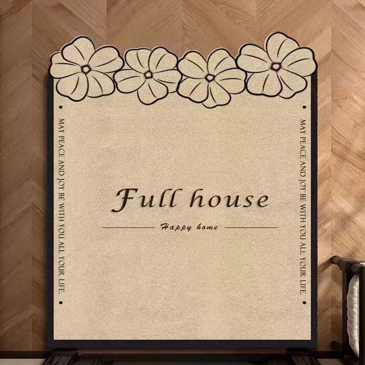 Floral Welcome Mat