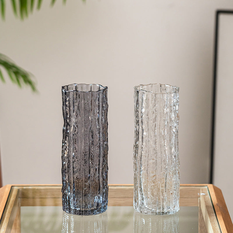 Artful Glass Vase in Modern Design