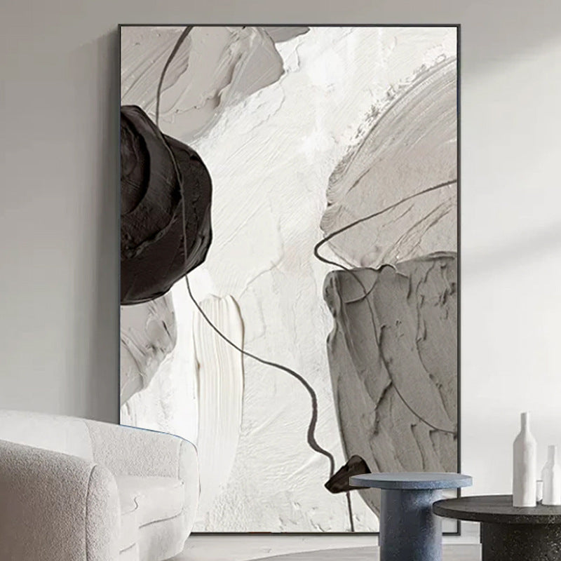 Abstract Minimalist Framed Canvas Art