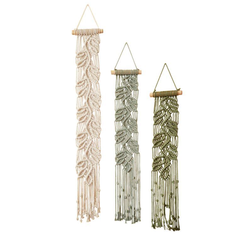 Macrame Leaf Wall Art Decor