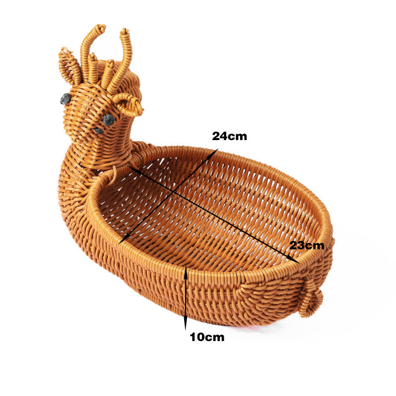 Decorative Wicker Duck