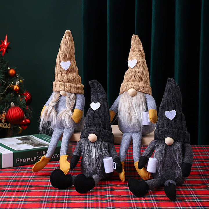 Decorative Christmas gnome figure