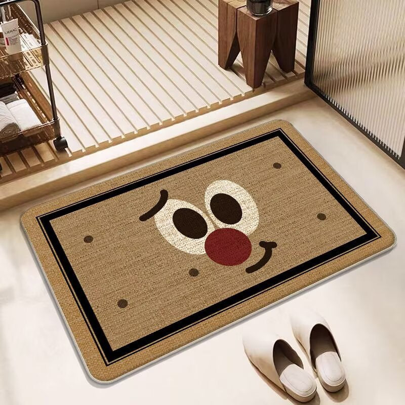 Butterfly-Inspired Decorative Bath Mat