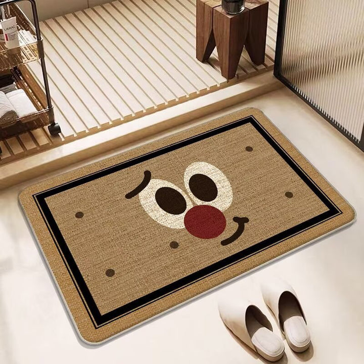Butterfly-Inspired Decorative Bath Mat