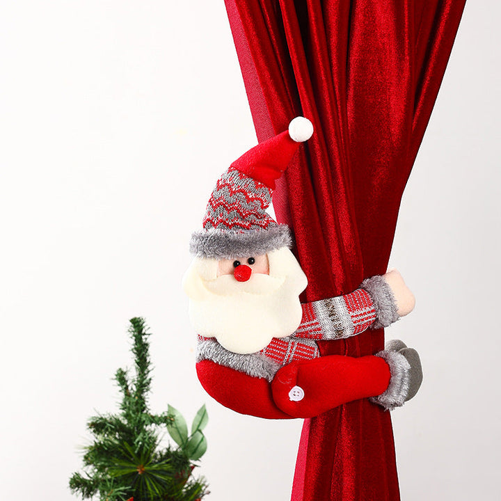 Santa Claus Curtain Holder