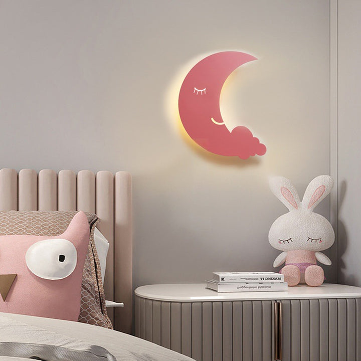 Cloud-shaped LED wall lamp