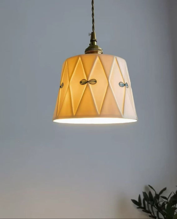 Vintage Circus-Style Pendant Lamp