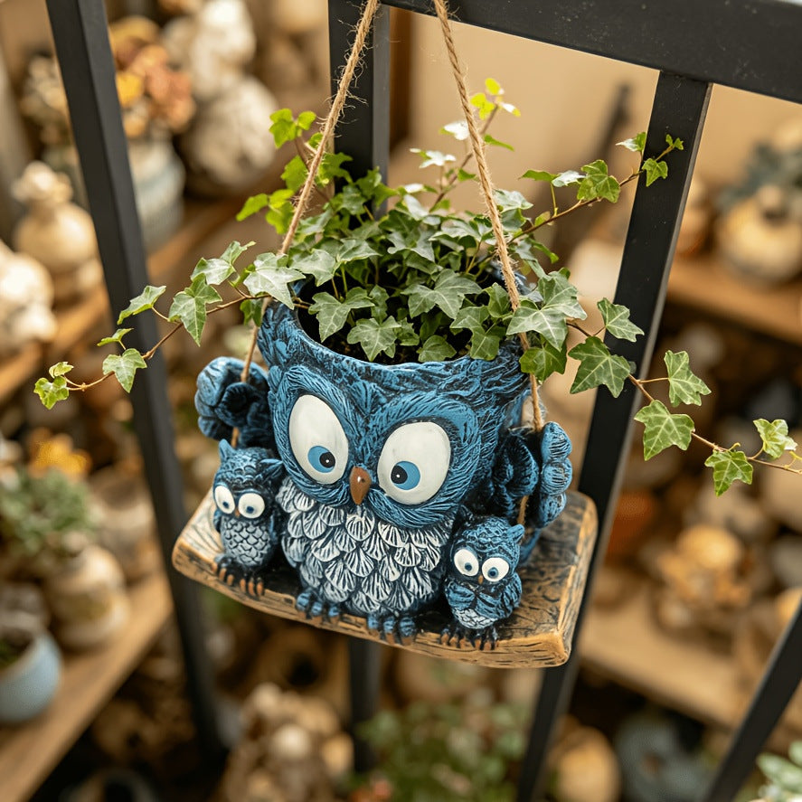 Decorative Resin Owl Figurine