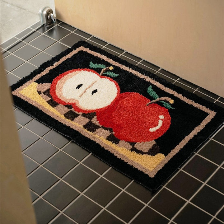 Artistic Floral Design Entrance Mat for Home