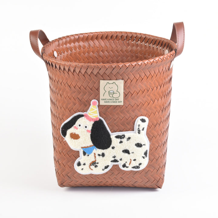 Decorative storage basket
