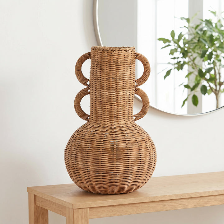 Handcrafted decorative vase with modern design
