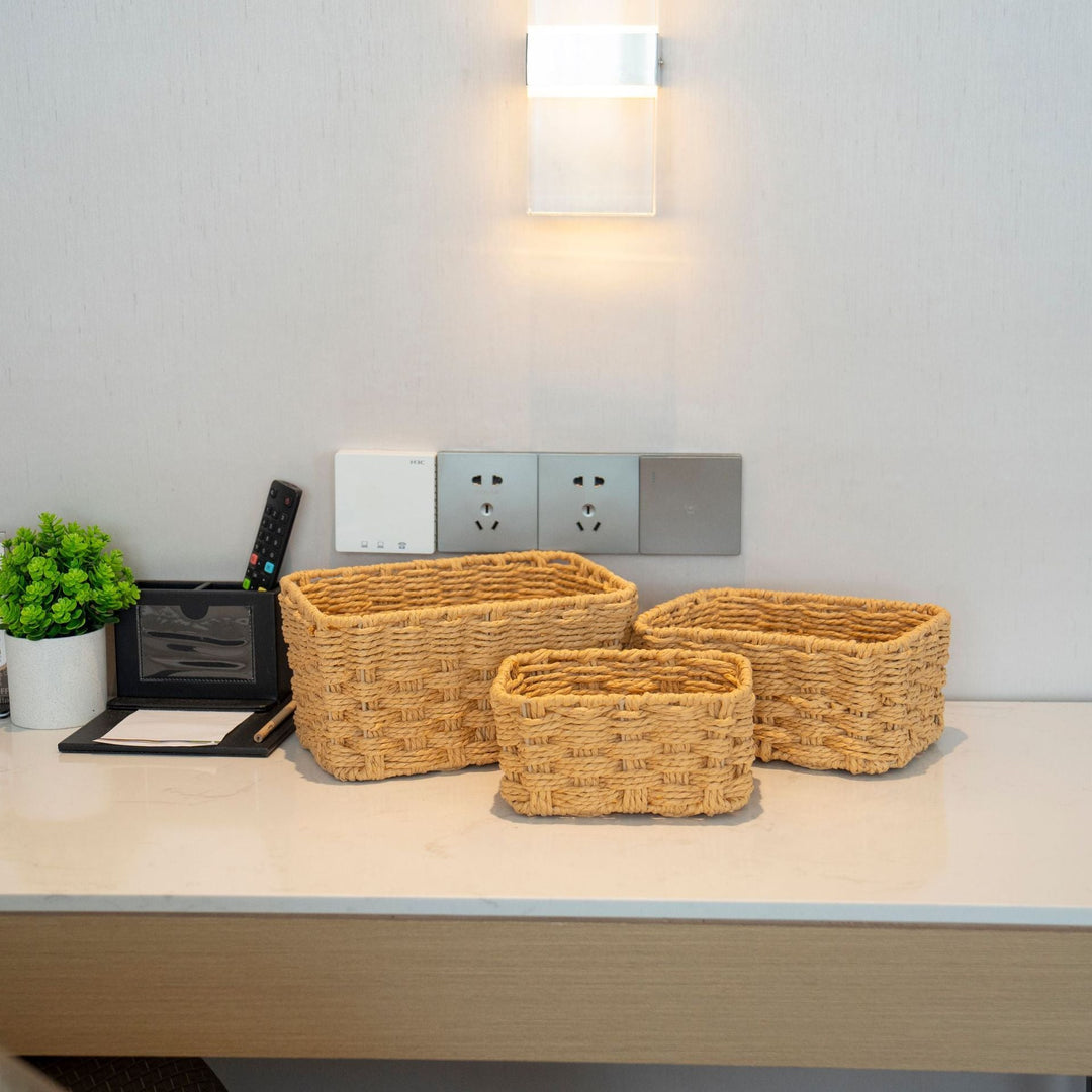 Multi-Purpose Woven Storage Baskets