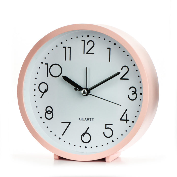 Table clock in modern cubic design