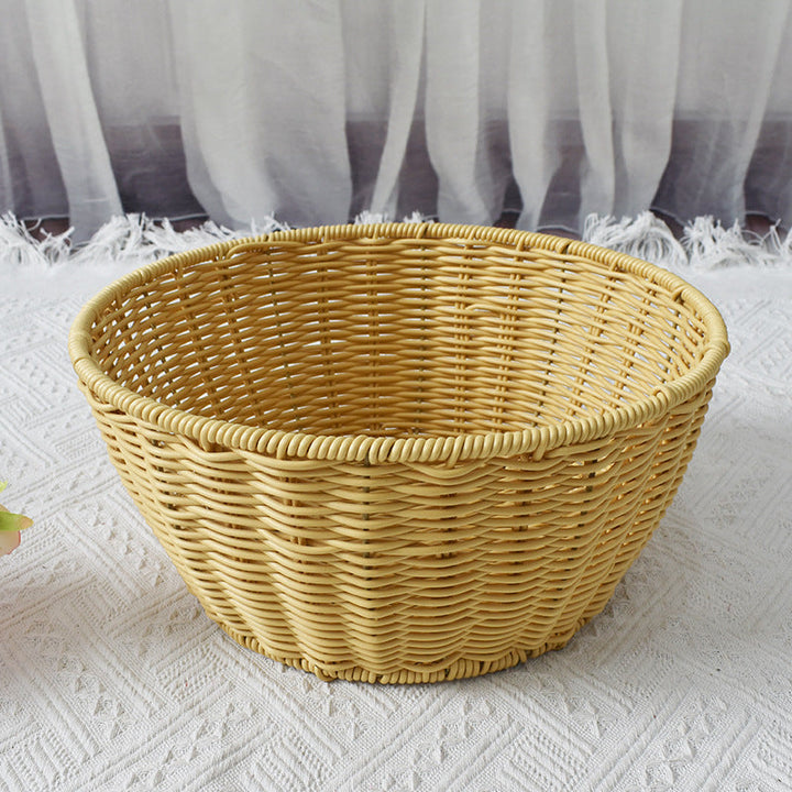 Cozy Fabric-Lined Woven Basket
