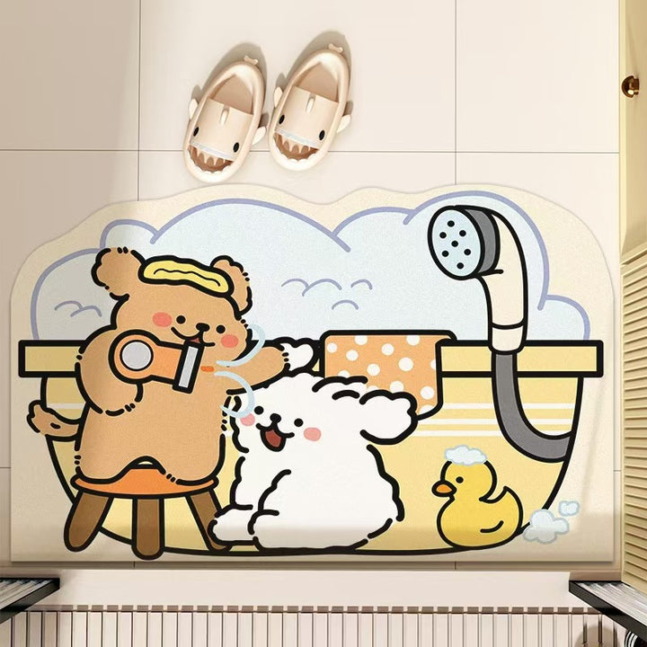 Cartoon Bath Mat Avarnia