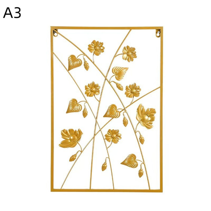 Floral Metal Wall Artwork