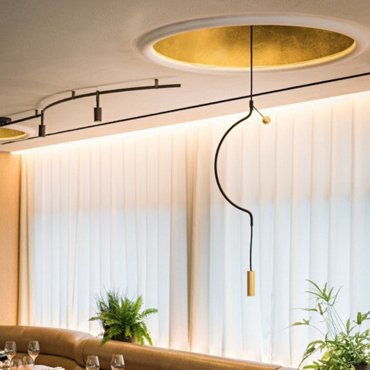Modern Curves Pendant Light