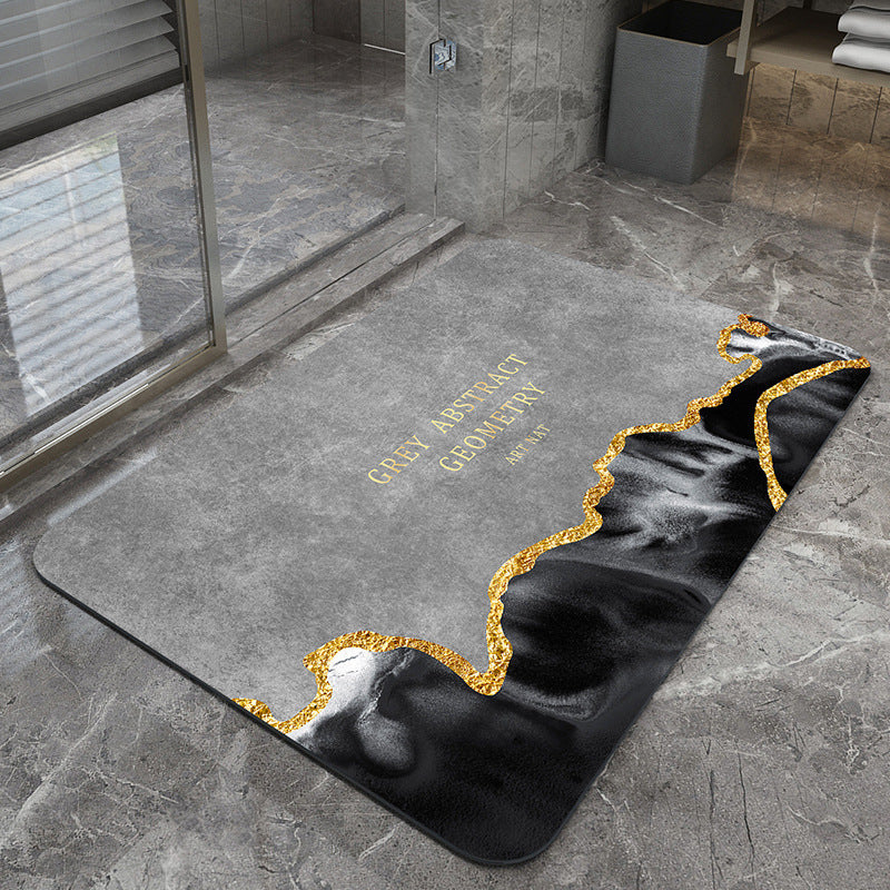 Modern Geometric Bath Mat