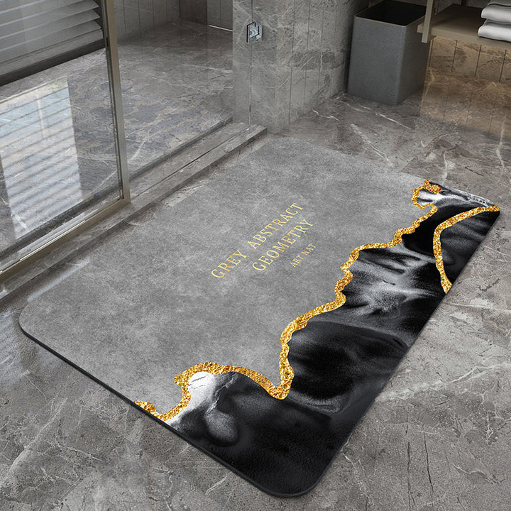 Modern Geometric Bath Mat