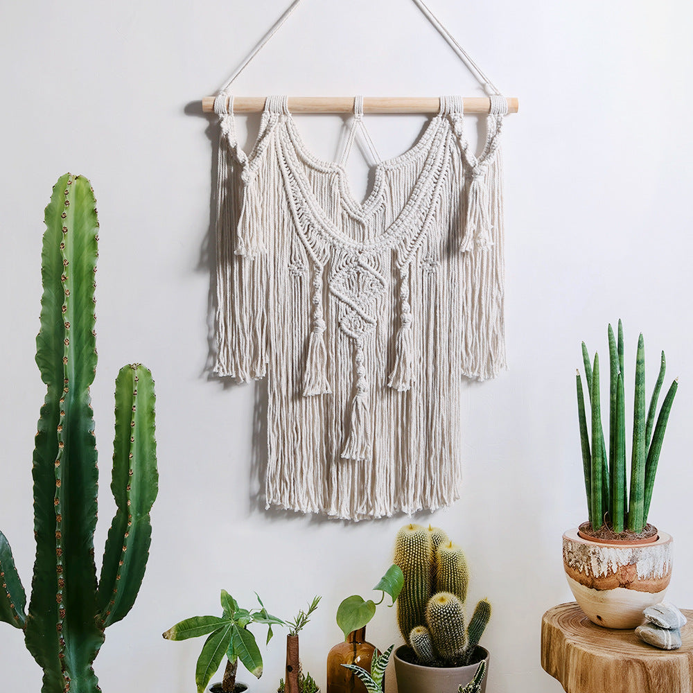 Macrame Wall Decor with Artistic Details
