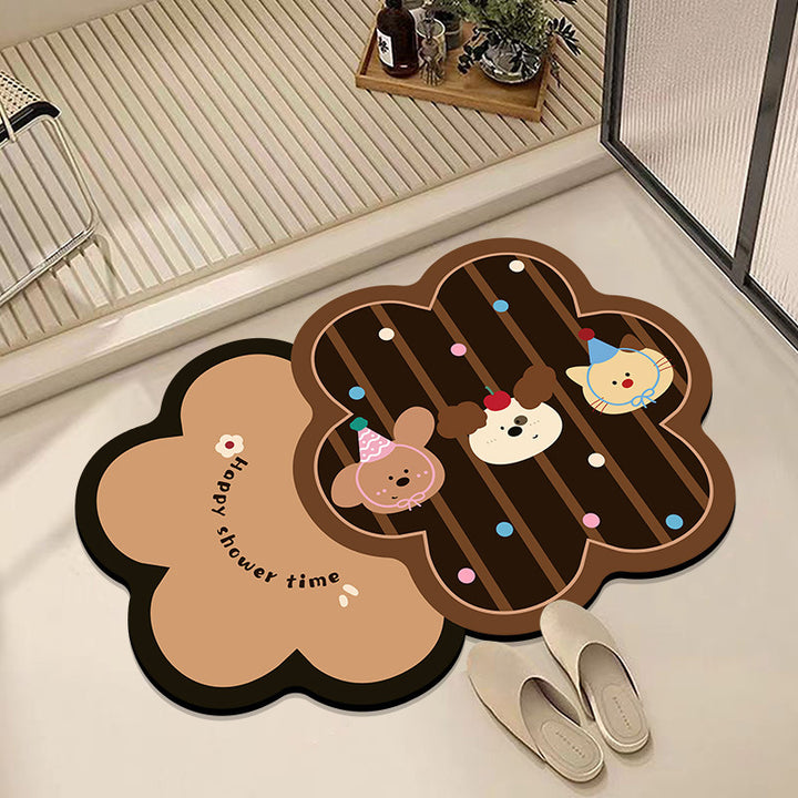 Cute Cartoon Animal Bath Mat
