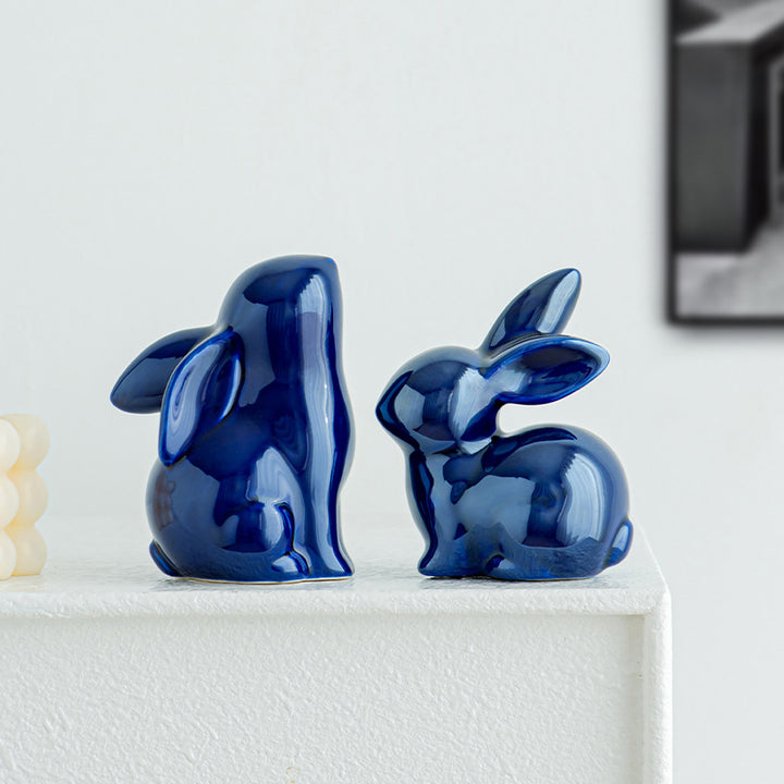 Artistic ceramic hare