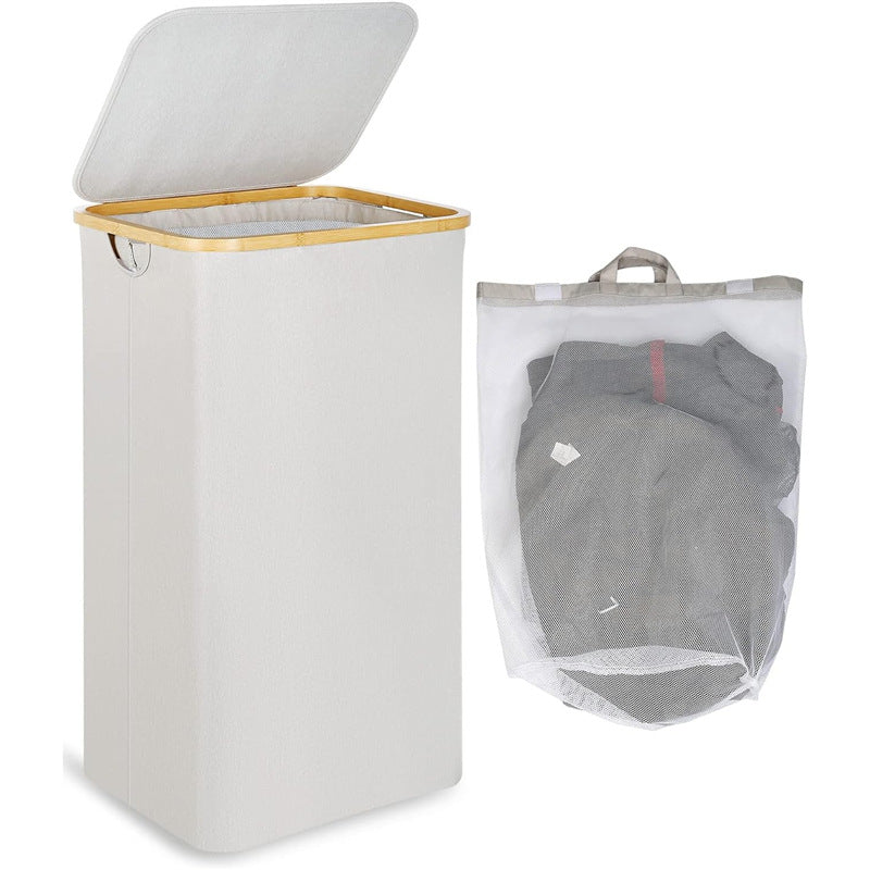 High-quality laundry container with removable inner bag