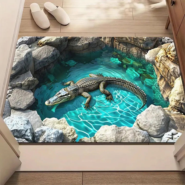 3D Illusion Welcome Mat