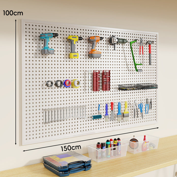 Pegboard Double-Prong Metal Hooks Compact Heavy-Duty Display Hangers