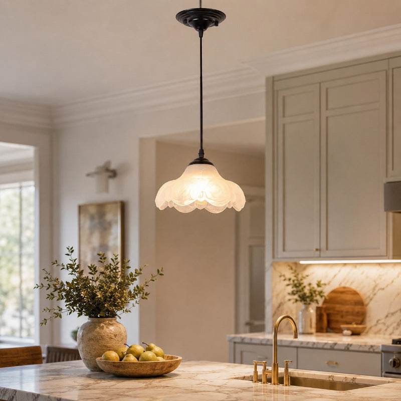 Vintage Flower Pendant Light