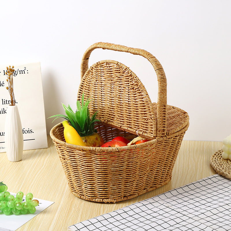 Woven Picnic Basket