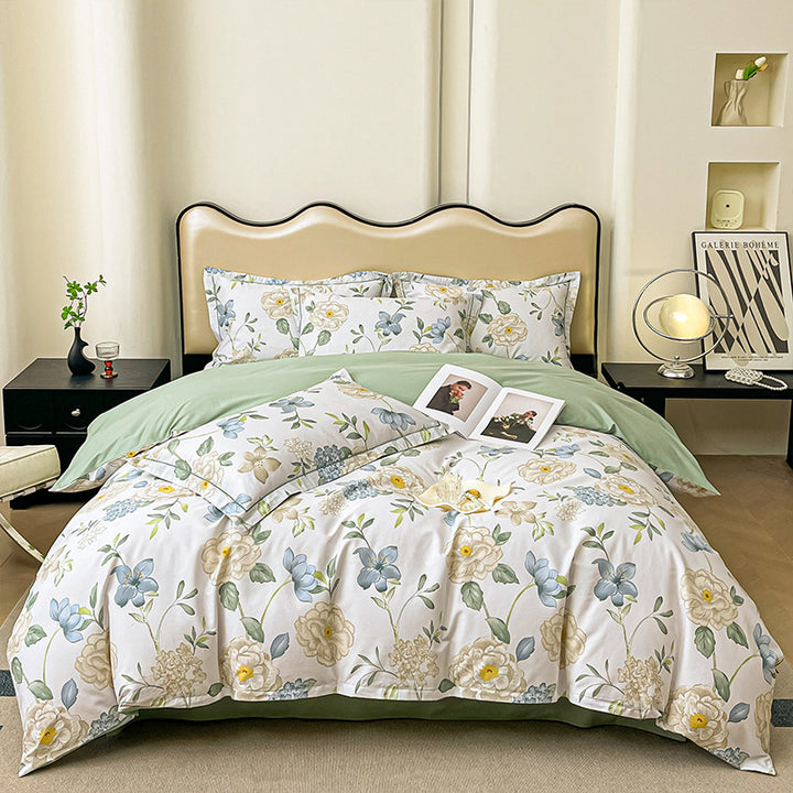 Floral Pattern Duvet Cover Set