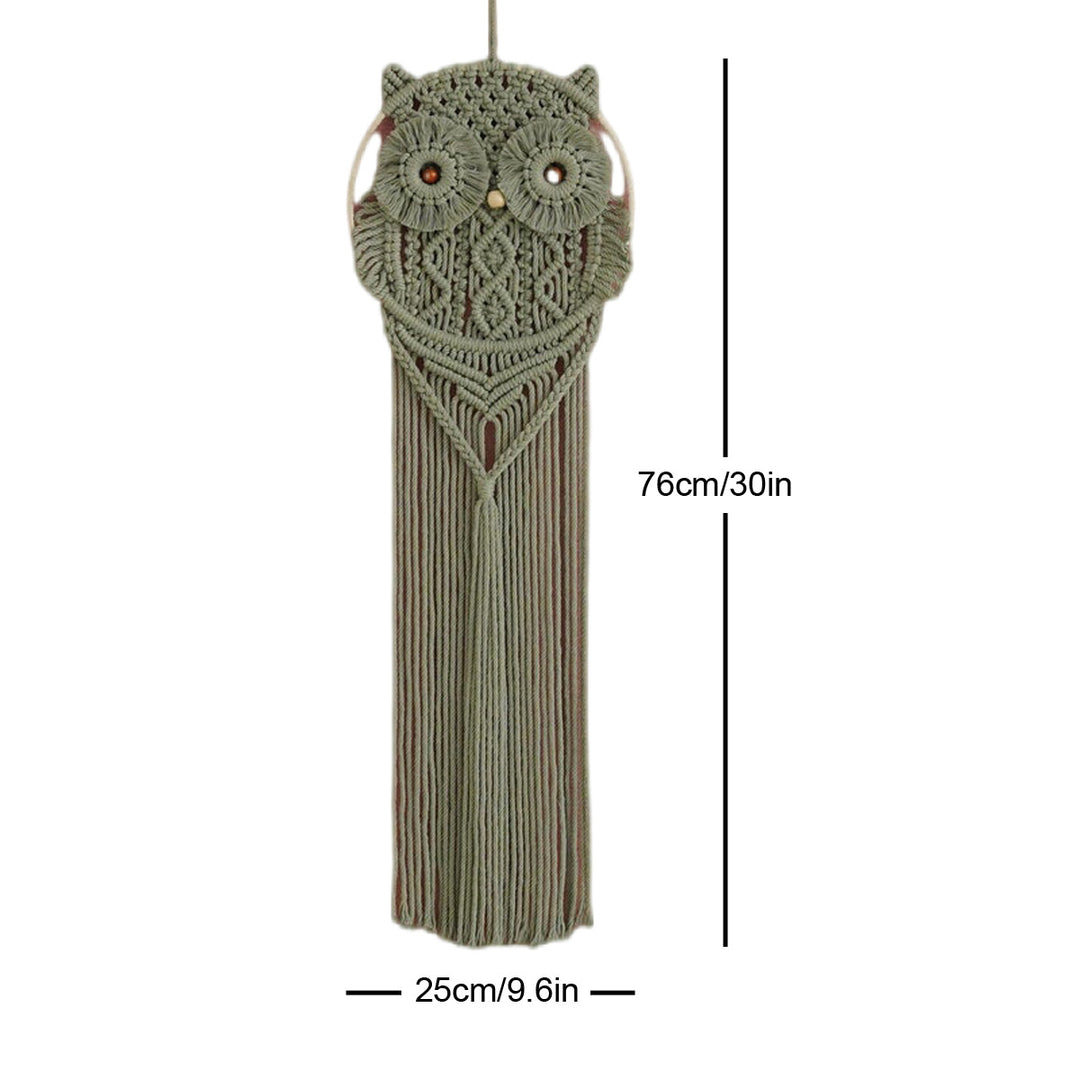 Decorative Owl Macrame Wall Hanging