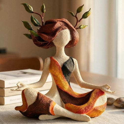 Decorative Meditation Figure